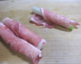 甘酢っぱい長ネギの肉巻き作り方2写真