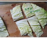 丸ごと1玉【白菜のくたっと煮】寒いねー；作り方2写真