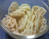 レンジで1分★酢レンコン★作り方1写真