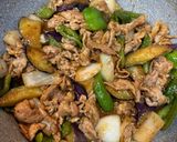 簡単　豚肉と茄子の味噌炒め作り方6写真