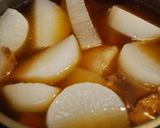 豚バラ肉とお大根の甘辛煮♪スープもね☆作り方7写真