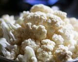 カリフラワーたらこあんがらめバター仕上げ作り方1写真