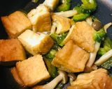 厚揚げ＆キノコの玉子ゴーヤーチャンプルー作り方2写真