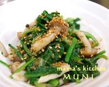 春菊とシメジの胡麻だし醤油和え♪作り方4写真