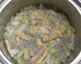 白菜と油揚げとじゃこの煮びたし作り方3写真