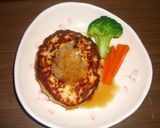 ☆たっぷりエリンギハンバーグ☆作り方8写真