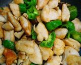 鶏むね肉とナスとピーマン甘酢炒め作り方5写真