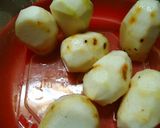 カリカリ＆もっちり♪さといもミートボール作り方1写真