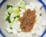 山芋ときゅうりのアップグレード梅肉和え作り方5写真