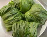 豚バラと小松菜のレタス包み作り方4写真