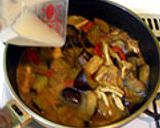 なすと油揚げの和風カレーどんぶりランチ★作り方3写真