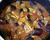なすと油揚げの和風カレーどんぶりランチ★作り方4写真