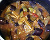 なすと油揚げの和風カレーどんぶりランチ★作り方4写真