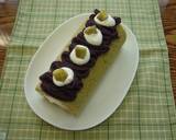 抹茶と紫芋のロールケーキ作り方8写真
