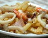 海老とほうれん草・バター醤油の和風パスタ作り方7写真
