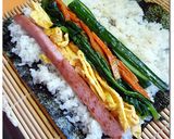 ♪ そぼろで ♪ キンパ 韓国風海苔巻き作り方8写真