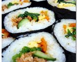 ♪ そぼろで ♪ キンパ 韓国風海苔巻き作り方10写真
