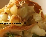 ウチの定番・玉菜炒り（キャベツ炒め）。作り方3写真