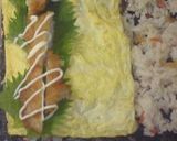 すし太郎で♪　青しそ香る白身魚の巻き寿司作り方4写真
