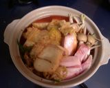 100均土鍋で1人チゲ鍋(>《》<*)作り方4写真