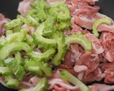 ゴーヤと豚肉の味噌煮作り方2写真