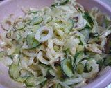 ちくわとくずきりのカレー風味サラダ作り方4写真