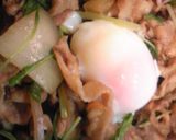 豚丼★★★on温泉卵作り方9写真