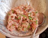 ＊鯖つくね＆鶏つくねのお鍋＊作り方1写真
