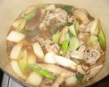 ★聖護院大根と豚肉の煮物★作り方5写真