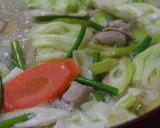 もつ鍋　(鶏がら）作り方10写真