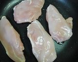鶏むね肉のオリーブオイルソテー♪作り方3写真