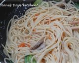 絶品！大好きな☆とびっこクリームパスタ☆作り方5写真