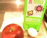 りんごのホットケーキ★豆乳入り作り方1写真