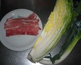 簡単☆白菜と豚肉の重ね蒸し☆作り方1写真