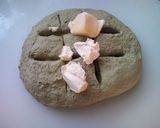 さつまいもあんin抹茶食パン作り方2写真