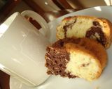 チョコマーブルケーキ～栗入り～作り方10写真