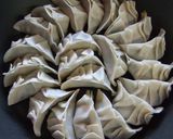 鶏白菜鍋貼(餃子)作り方5写真