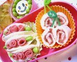 お弁当に✿お花のサンドイッチ✿２種作り方12写真