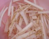 お弁当用「きんぴらゴボウ」作り方1写真