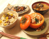 簡単おせち♪柿の白和え～料亭風～作り方7写真