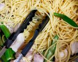 オクラの和風ゆず胡椒パスタ作り方5写真