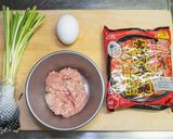 旨辛肉そぼろの「冷やし」宮崎辛麺作り方1写真