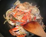♪ワタリガニのトマトクリームパスタ♪作り方2写真