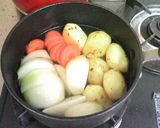 男の料理 追いがつおつゆで作る肉じゃが作り方4写真