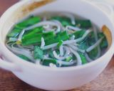 レンジで煮こまない★ニラもやし中華スープ作り方4写真