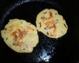 塩昆布と桜海老のミニお好み焼き作り方2写真