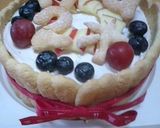 ビスキュイ生地で文字とバースデーケーキ♪作り方15写真