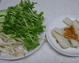 豆苗・もやし炒め作り方1写真