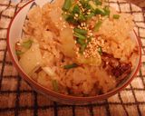 簡単旨い!炊き込みネギ飯作り方3写真
