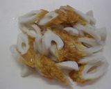 ちくわとカニカマのケチャチーズ焼き作り方1写真